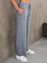 Casual Plain Long Pant