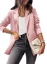 Women's Plain Regular Loose Blazer