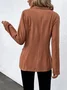 Women's Plain Regular Loose Blazer