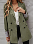 Women's Plain Regular Loose Blazer