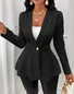 Women's Plain Zipper Regular Delicate Jacquard Style Jacket