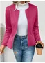 Women's Plain Regular Loose Jacket