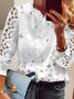 Long Sleeve Floral Regular Regular Fit Blouse For Women