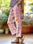 Casual Floral Long Pant