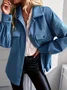 Women's Plain Regular Loose Jacket