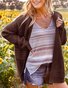 Women Wool/Knitting Plain Long Sleeve Comfy Casual Cardigan