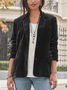 Women's Plain Regular Loose Blazer