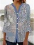 Women's Floral Regular Loose Kimono