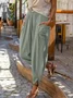 Casual Geometric Long Pant