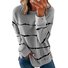 Casual Hoodie Striped Sweatshirt