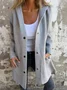 Women's Plain Regular Loose Jacket