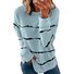 Casual Hoodie Striped Sweatshirt