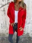 Women's Plain Regular Loose Jacket