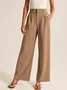 Women Plain Long Pants Casual Spring/Fall Trousers