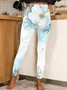 Casual Floral Long Leggings