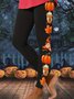 Women Halloween Casual All Season Long Leggings