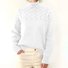 Women Yarn/Wool Yarn Plain Three Quarter Sleeve Comfy Casual Sweater