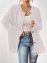 Women Wool/Knitting Plain Long Sleeve Comfy Casual Cardigan