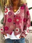 Women Wool/Knitting Ethnic Long Sleeve Comfy Casual Cardigan