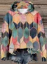 Casual Hoodie Floral Sweatshirt