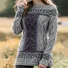 Women Wool/Knitting Animal Long Sleeve Comfy Casual Sweater