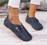 Casual Plain Wearable Slip On Flat Heel Shallow Shoes Buckle
