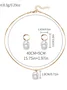 Jewelry Fashion Pearl Pendant Alloy Light Luxury Pearl Earrings Earrings Necklace Set Two-piece Necklace