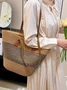 New Straw Bag Women's Summer Handbag Seaside Tote Bag Large Capacity Woven Shoulder Bag High-end Bucket Bag