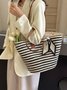 New Straw Bag Women's Summer Handbag Seaside Tote Bag Large Capacity Woven Shoulder Bag High-end Bucket Bag