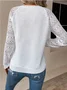 Vintage Geometric Crew Neck Long Sleeve T-shirt