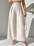 Women Plain Long Pants Casual Spring/Fall Trousers