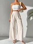 Women Plain Long Pants Casual Spring/Fall Trousers