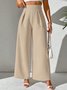 Women Plain Long Pants Casual Spring/Fall Trousers