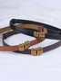 Adjustable Waist Belt For Sweater Dress And Down Jacket With Buckle Hooks, Small Decorative Belt