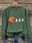 Vintage Crew Neck Halloween Sweatshirt