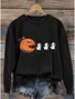 Vintage Crew Neck Halloween Sweatshirt