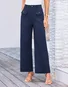 Women Plain Long Pants Vintage Spring/Fall Trousers