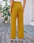 Women Plain Long Pants Vintage Spring/Fall Trousers