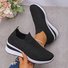 Casual Plain Slip On Block Heel Slip On