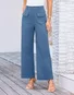Women Plain Long Pants Vintage Spring/Fall Trousers