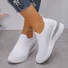 Casual Plain Slip On Block Heel Slip On
