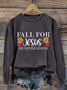 Casual Crew Neck Halloween Sweatshirt