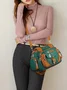 Retro Trendy One-shoulder Crossbody Handbag Washed Soft Leather Women's Bag