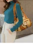 Retro Trendy One-shoulder Crossbody Handbag Washed Soft Leather Women's Bag