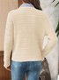 Women Plain Long Sleeve Comfy Casual Cardigan