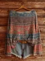 Women Ethnic Long Sleeve Comfy Vintage Sweater