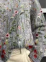 Women Floral Long Sleeve Comfy Casual Sweater