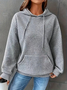 Casual Hoodie Plain Hoodie