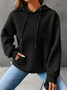 Casual Hoodie Plain Hoodie