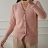 Women Cotton Plain Long Sleeve Comfy Casual Sweater